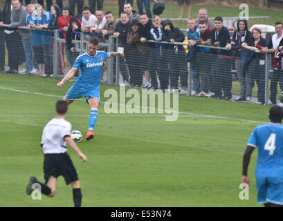 Darlington, Royaume-Uni. 19 juillet, 2014. L'attaquant de Sunderland Connor Wickham (10) dans la seconde moitié au cours de la pré saison friendly entre Darlington et Sunderland à Heritage Park à Bishop Auckland. Credit : Action Plus Sport/Alamy Live News Banque D'Images