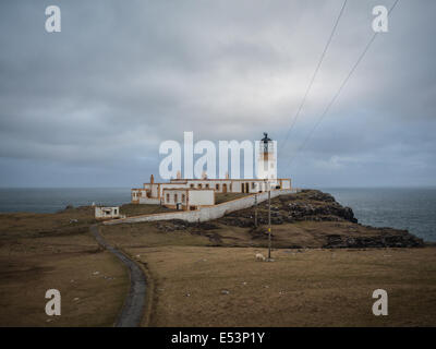 Neist point phare du cap et Banque D'Images