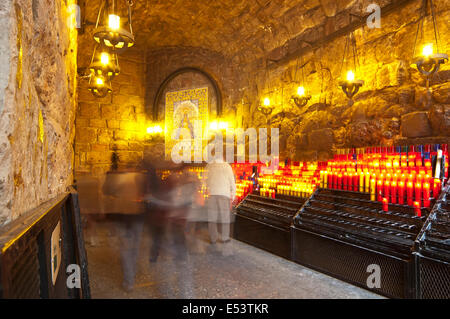 Montserrat , l'Espagne, le monastère bénédictin de Montserrat Banque D'Images