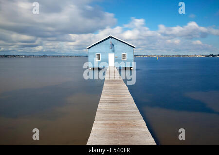 Le bord de Crawley Boatshed est un site reconnu et fréquemment photographiés à Crawley, une banlieue de Perth en W de l'Australie. Banque D'Images