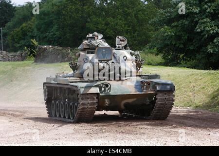 M60A1 - Montée Bovington Banque D'Images