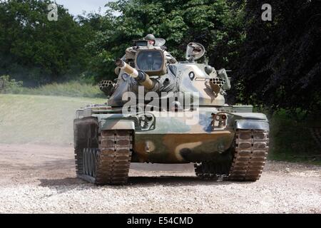 M60A1 - Montée Bovington Banque D'Images