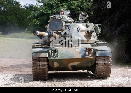 M60A1 - Montée Bovington Banque D'Images