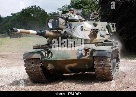 M60A1 - Montée Bovington Banque D'Images