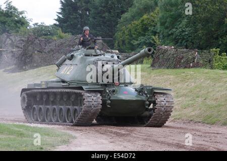 M103A2 Char lourd américain - Bovington Banque D'Images