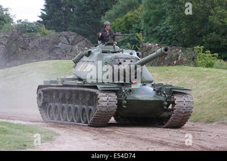 M103A2 Char lourd américain - Bovington Banque D'Images