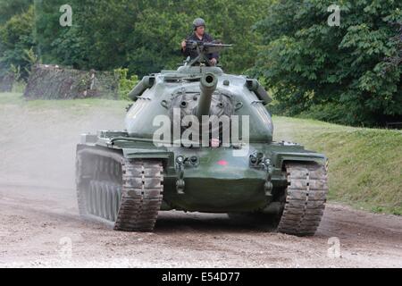 M103A2 Char lourd américain - Bovington Banque D'Images