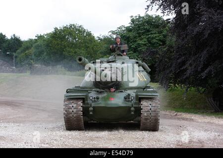 M103A2 Char lourd américain - Bovington Banque D'Images