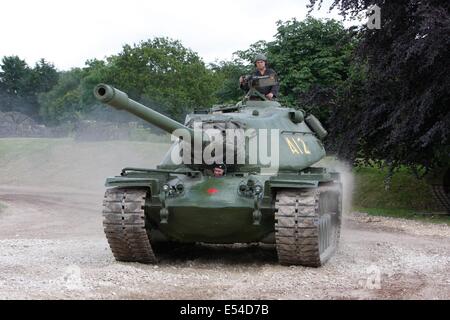 M103A2 Char lourd américain - Bovington Banque D'Images