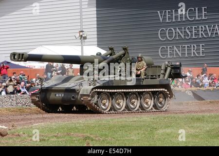 M110A1 - canon automoteur Bovington Banque D'Images