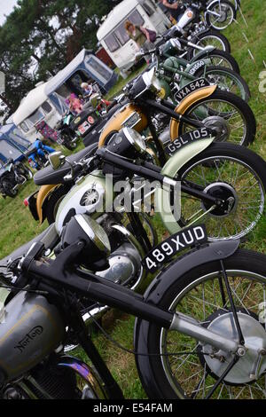 Vélos classiques à Weeting Fair Banque D'Images