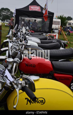 Vélos classiques à Weeting Fair Banque D'Images