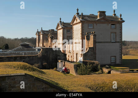 Chatelherault Hunting Lodge and country park. Banque D'Images