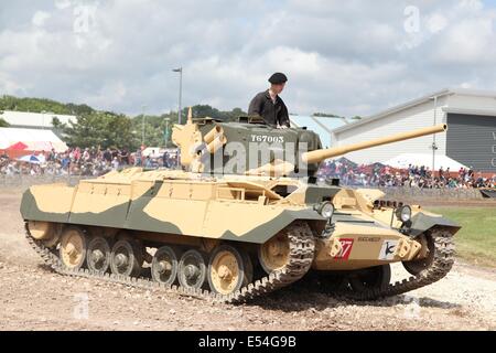 Réservoir d'infanterie Mark III Valentine IX Bovington Tankfest 2014 Banque D'Images