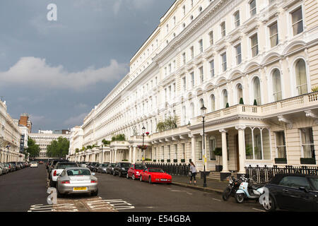 190 The Terrace, une adresse exclusive de très cher maisons dans SW7 , , Londres, Royaume-Uni. Banque D'Images