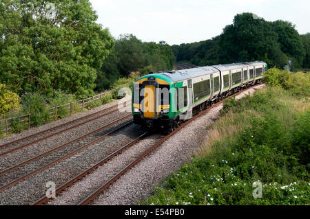 London Midland train diesel de la classe 172 Banque D'Images