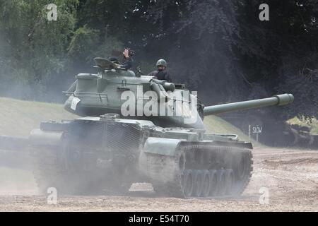 M103A2 Char lourd américain Banque D'Images