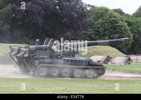M110A1 canon automoteur Banque D'Images