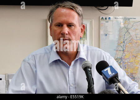 Jerusalem Israel 21 Juillet 14 Le Colonel Richard Kemp Ancien Commandant Des Forces Britanniques En Afghanistan