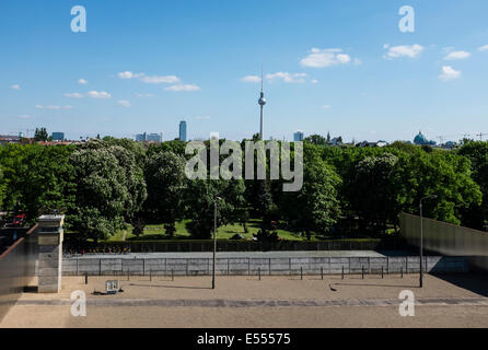 Mémorial du Mur de Berlin, Berlin, Allemagne Banque D'Images