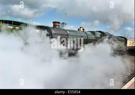 Great Western Railway (GWR) Château de la locomotive à vapeur 5029 Classe nombre 'Nunney Castle' Banque D'Images