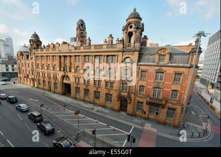 Le baroque édouardien vacants London Road Station Incendie bâtiment situé près de la gare de Piccadilly à Manchester. Banque D'Images