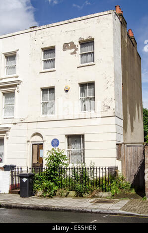 LONDON, UK 24 MAI 2014 : maison historique de l'artiste Vincent Van Gogh à Brixton, dans le sud de Londres. Banque D'Images