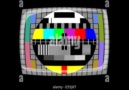 Plat - signal NTSC , VECTOR Banque D'Images