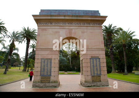 Monument commémoratif de guerre à Burwood Burwood Park, Sydney, Australie. Banque D'Images