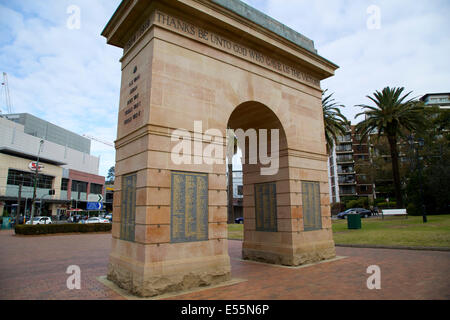 Monument commémoratif de guerre à Burwood Burwood Park, Sydney, Australie. Banque D'Images