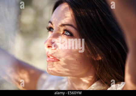 Portrait of a young woman Banque D'Images