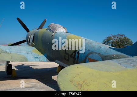 Hawker Sea Fury FB.11 dans la baie des Cochons, Musée Playa Giron, Cuba. Banque D'Images