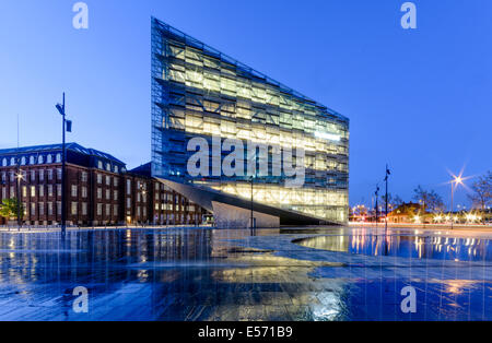 Le Cristal, Banque Nykredit, Copenhague, Danemark Banque D'Images