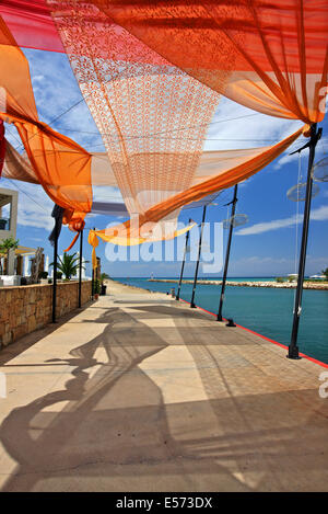 À la marina de Sani Beach Resort, péninsule de Kassandra Halkidiki, ('Chalkidiki'), la Macédoine, la Grèce. Banque D'Images