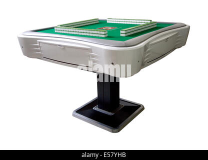 Table de mahjong automatique with clipping path Banque D'Images