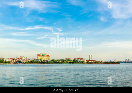 Ho Tay (lac de l'ouest) à Hanoi, Vietnam Banque D'Images