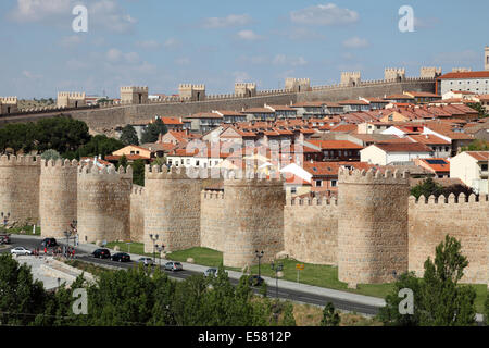 La ville médiévale d'Avila, Castille et Leon, Espagne Banque D'Images