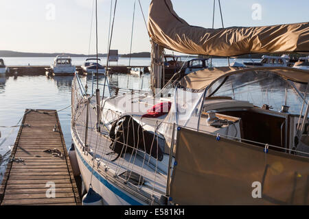 Bateaux et lac Banque D'Images