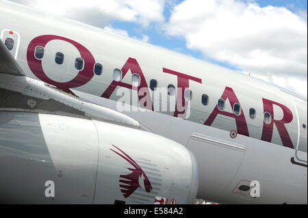 Qatar Airways Boeing 787 Dreamliner Banque D'Images