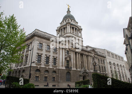 Pic montre les cours criminelles Central Old Bailey à Londres City Banque D'Images