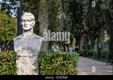 Buste de Fulcieri Paulucci di Calboli dans la Villa Borghese, Rome, Italie Banque D'Images