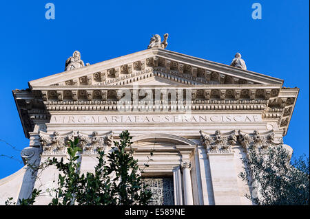 Santa Francesca Romana, précédemment connu sous le nom de Santa Maria Nova, Forum Romain, Rome, Italie Banque D'Images