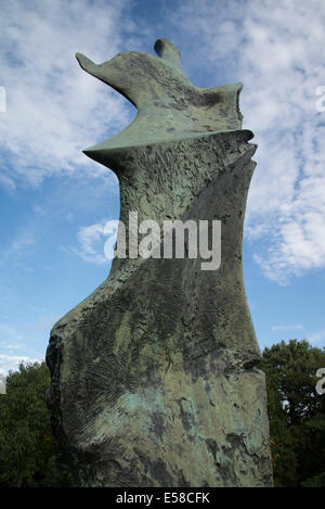 Henry Moore sculpture, la lame, Banque D'Images