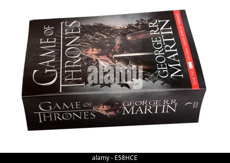 Le jeu des trônes écrit par George R R Martin Banque D'Images