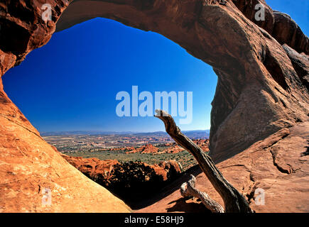 Passage de cloison dans Arches National Park, Utah Banque D'Images