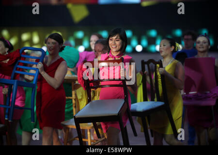 Glasgow, Ecosse, Royaume-Uni. 23 juillet, 2014. Cérémonie d'ouverture des 20e Jeux du Commonwealth à Glasgow au Celtic Park. Credit : ALAN OLIVER/Alamy Live News Banque D'Images
