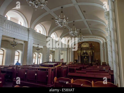 23 juillet 2014 - l'intérieur de la synagogue de Kiev, Ukraine © Igor Golovniov/ZUMA/Alamy Fil Live News Banque D'Images