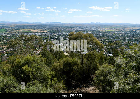 Voir plus de Tamworth, accueil de la guitare d'Or' de Oxley Belvédère panoramique. Banque D'Images