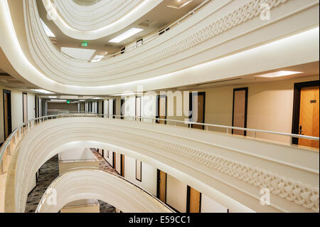 ALANYA, TURQUIE - 17 juillet : Intérieur de l'hôtel Vikingen Quality Resort. Hôtel dispose de 450 chambres et 13 000 mètres carrés sur Ju Banque D'Images