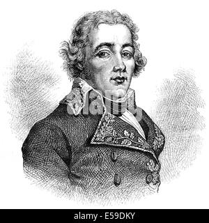 Jean Victor Marie Moreau, 1763 - 1813, un général français de la période révolutionnaire, Banque D'Images